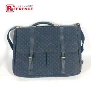 Louis Vuitton Monogram Denise crossbody bag handbag shoulder Navy Blue